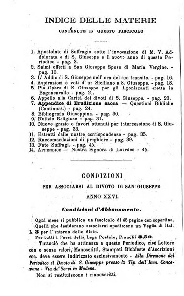 Il divoto di S. Giuseppe