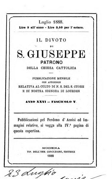 Il divoto di S. Giuseppe