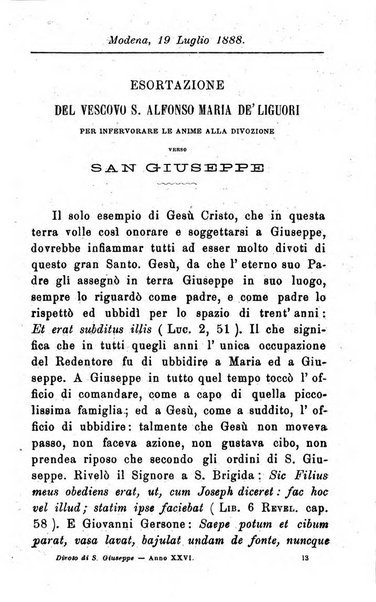 Il divoto di S. Giuseppe