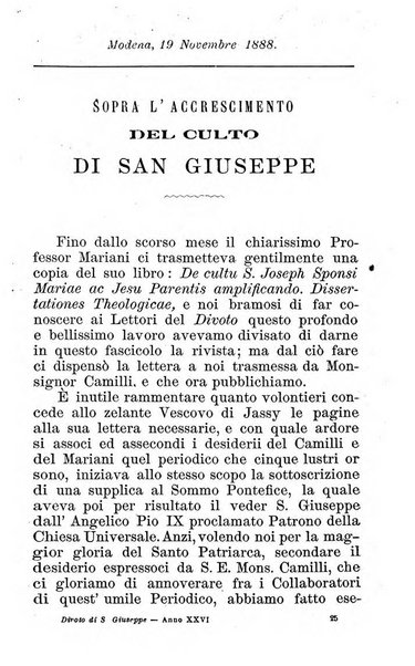 Il divoto di S. Giuseppe