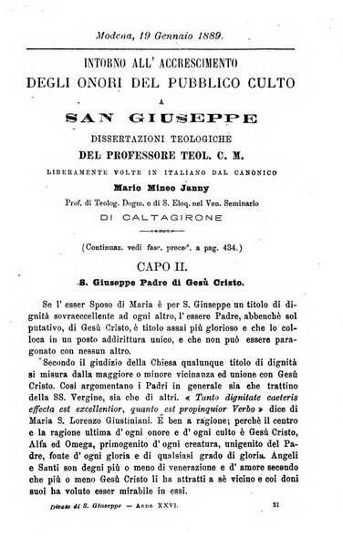 Il divoto di S. Giuseppe