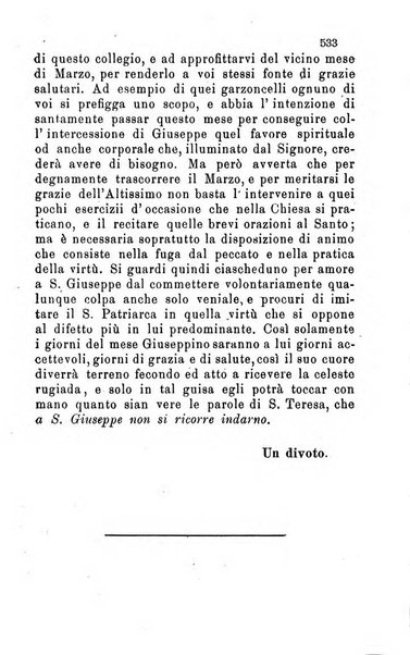 Il divoto di S. Giuseppe