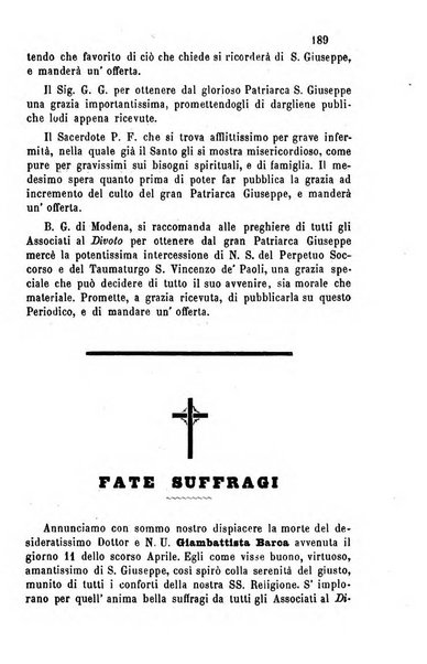 Il divoto di S. Giuseppe