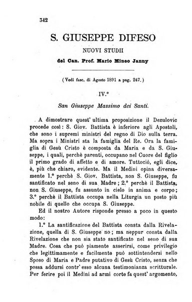 Il divoto di S. Giuseppe