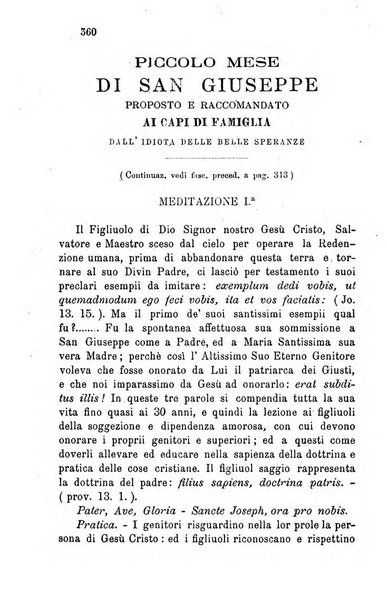 Il divoto di S. Giuseppe