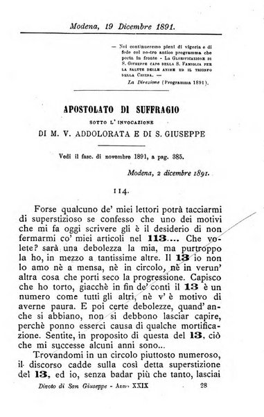 Il divoto di S. Giuseppe