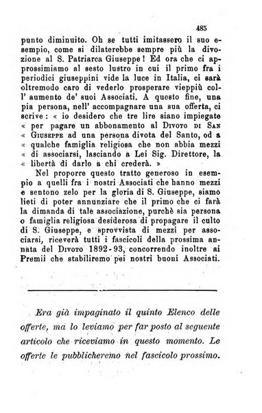 Il divoto di S. Giuseppe