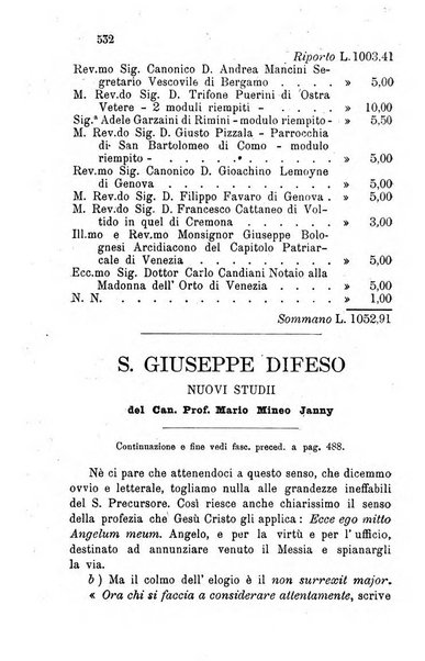 Il divoto di S. Giuseppe