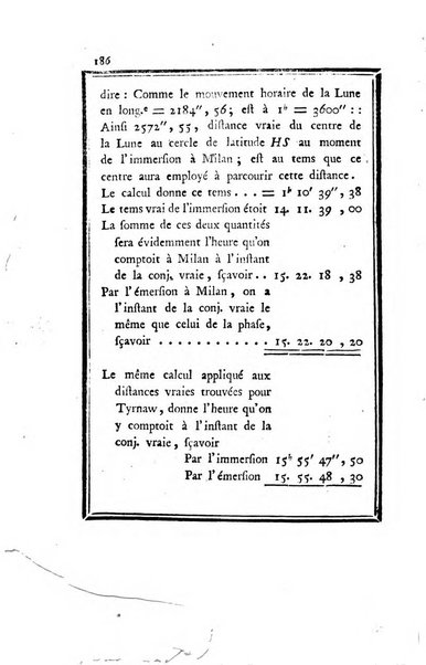 Ephemerides astronomicae. Anni...ad meridianum mediolanensem