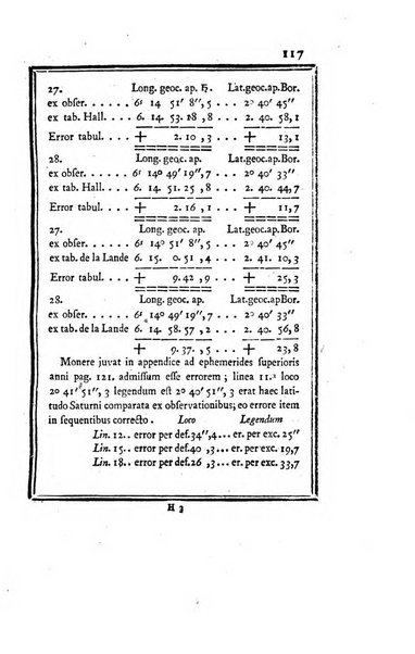 Ephemerides astronomicae. Anni...ad meridianum mediolanensem