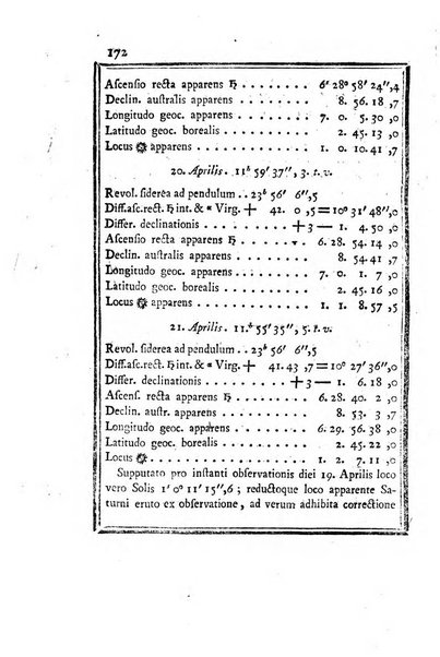 Ephemerides astronomicae. Anni...ad meridianum mediolanensem