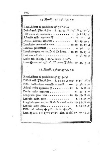 Ephemerides astronomicae. Anni...ad meridianum mediolanensem