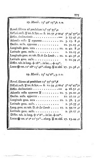 Ephemerides astronomicae. Anni...ad meridianum mediolanensem