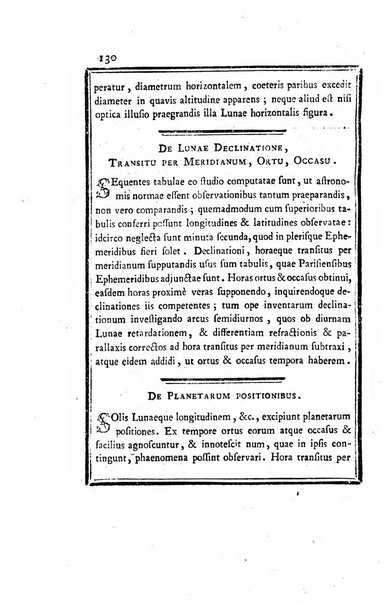 Ephemerides astronomicae. Anni...ad meridianum mediolanensem