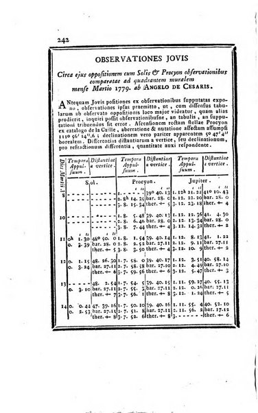 Ephemerides astronomicae. Anni...ad meridianum mediolanensem