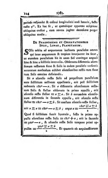 Ephemerides astronomicae. Anni...ad meridianum mediolanensem