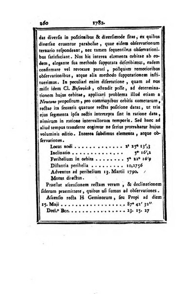 Ephemerides astronomicae. Anni...ad meridianum mediolanensem