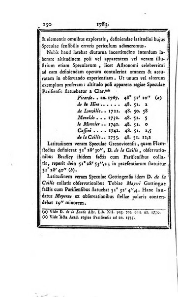 Ephemerides astronomicae. Anni...ad meridianum mediolanensem