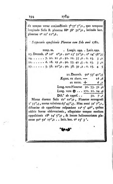 Ephemerides astronomicae. Anni...ad meridianum mediolanensem