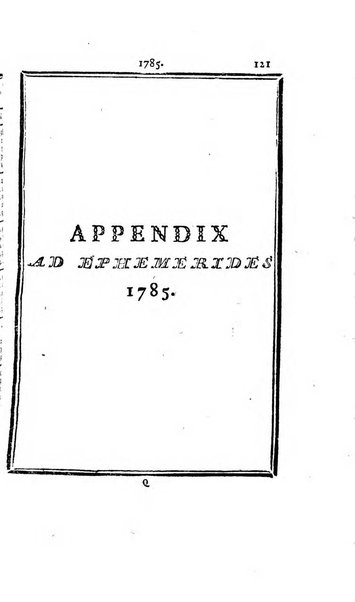 Ephemerides astronomicae. Anni...ad meridianum mediolanensem