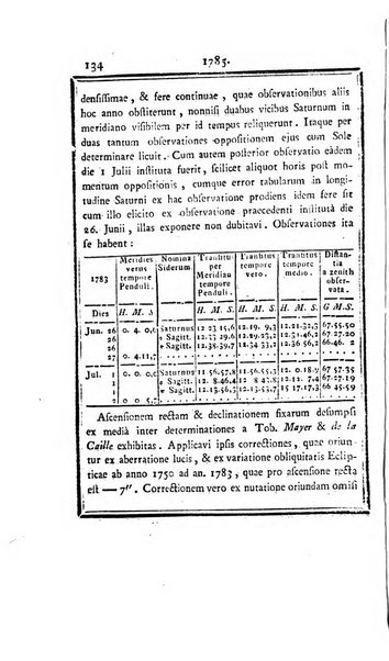 Ephemerides astronomicae. Anni...ad meridianum mediolanensem