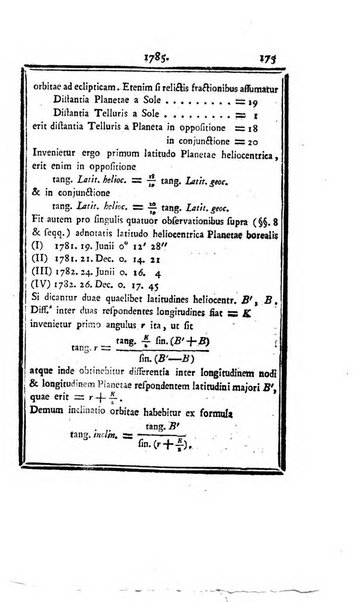 Ephemerides astronomicae. Anni...ad meridianum mediolanensem