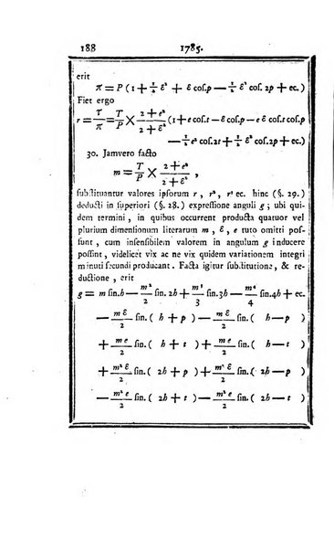 Ephemerides astronomicae. Anni...ad meridianum mediolanensem