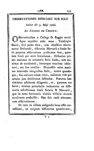 Ephemerides astronomicae. Anni...ad meridianum mediolanensem