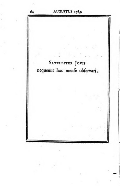 Ephemerides astronomicae. Anni...ad meridianum mediolanensem