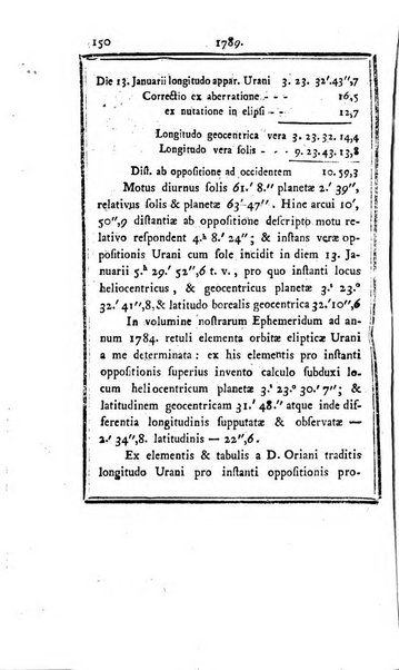 Ephemerides astronomicae. Anni...ad meridianum mediolanensem