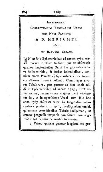 Ephemerides astronomicae. Anni...ad meridianum mediolanensem