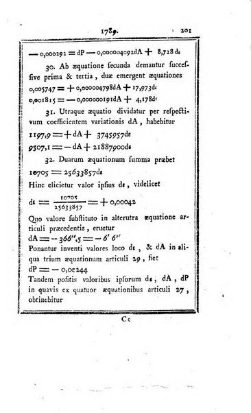 Ephemerides astronomicae. Anni...ad meridianum mediolanensem