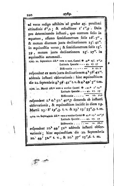 Ephemerides astronomicae. Anni...ad meridianum mediolanensem