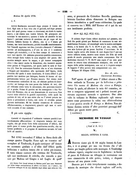 L'indicatore modenese giornale di lettere, industria e varieta con bollettino commerciale