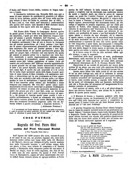 L'indicatore modenese giornale di lettere, industria e varieta con bollettino commerciale