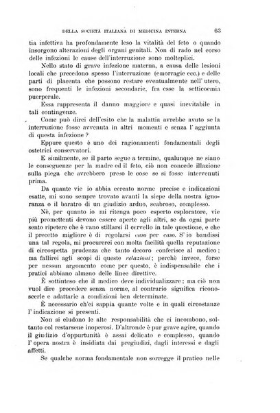 Lavori dei congressi di medicina interna