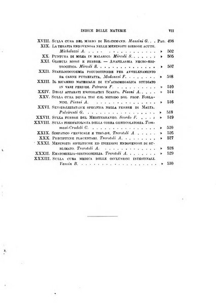 Lavori dei congressi di medicina interna