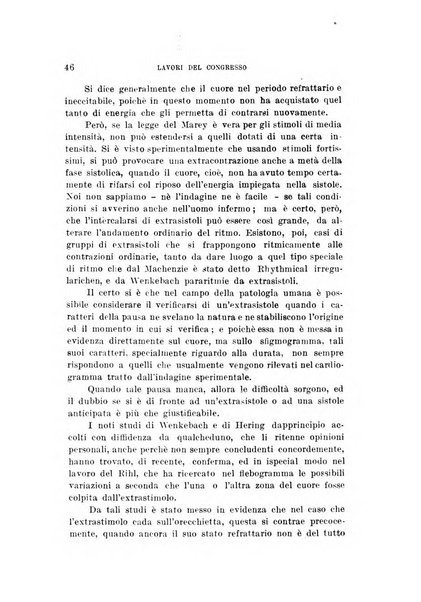 Lavori dei congressi di medicina interna