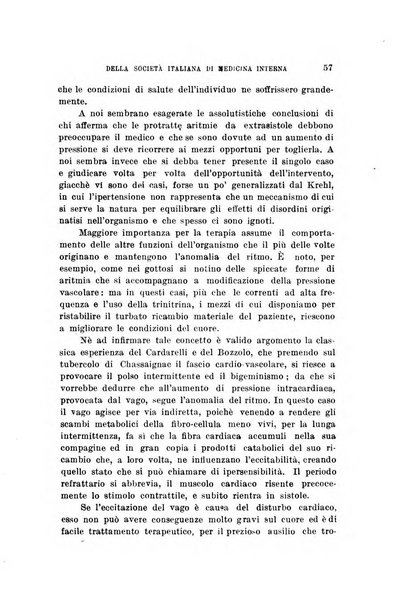 Lavori dei congressi di medicina interna