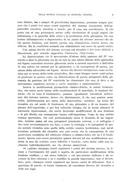 Lavori dei congressi di medicina interna