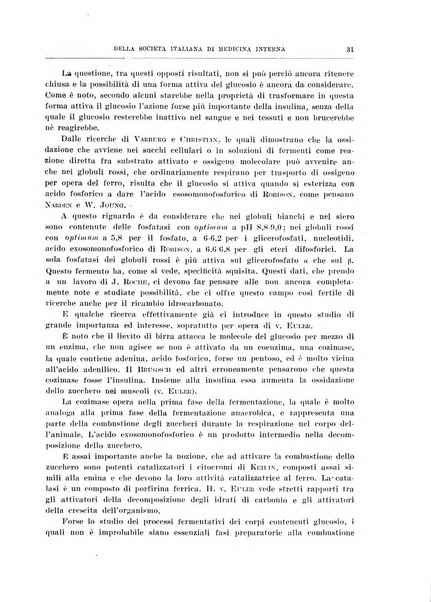 Lavori dei congressi di medicina interna