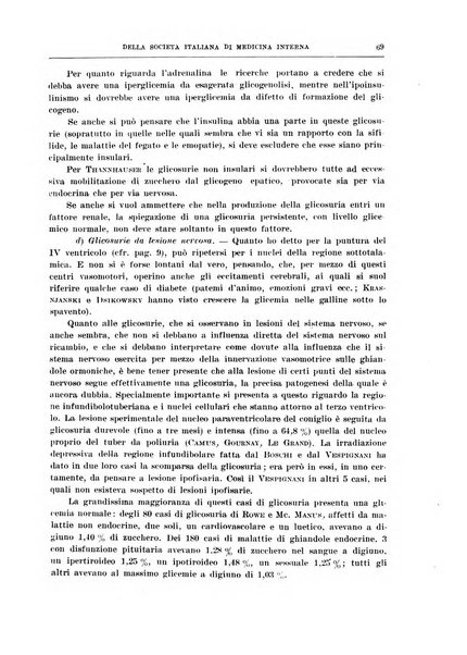 Lavori dei congressi di medicina interna
