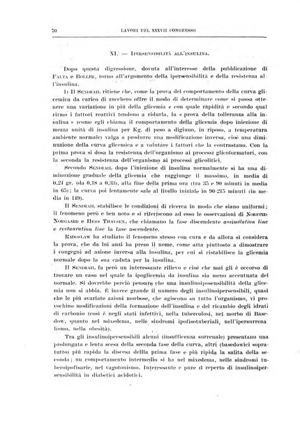 Lavori dei congressi di medicina interna