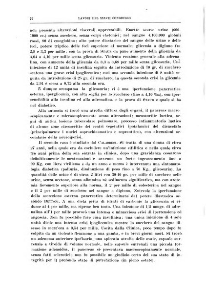 Lavori dei congressi di medicina interna
