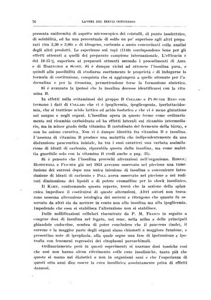 Lavori dei congressi di medicina interna
