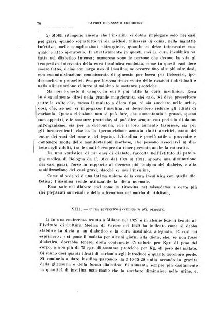 Lavori dei congressi di medicina interna