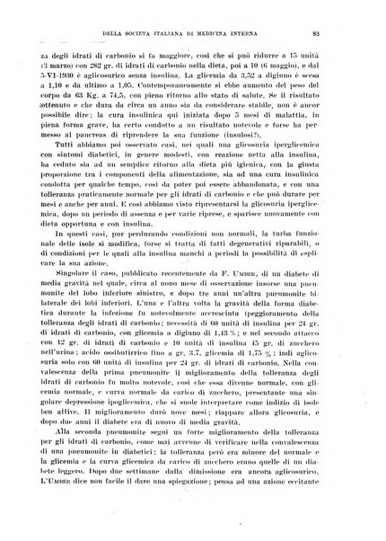 Lavori dei congressi di medicina interna