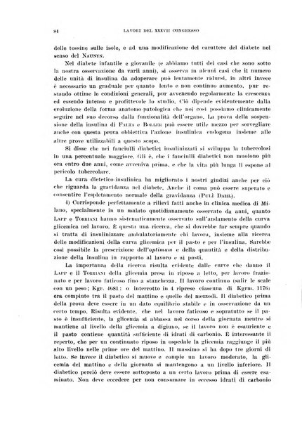Lavori dei congressi di medicina interna