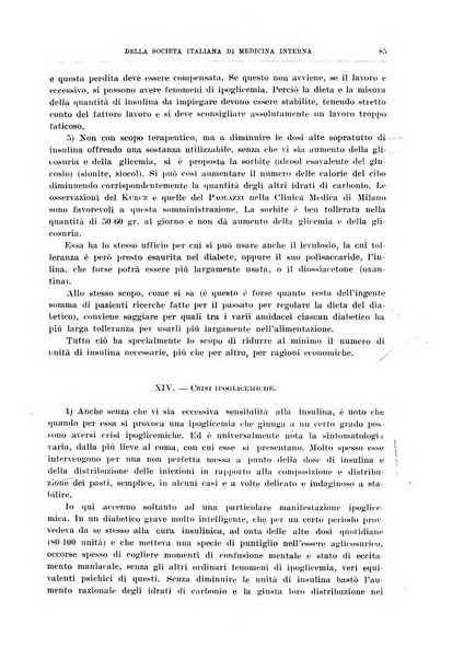 Lavori dei congressi di medicina interna