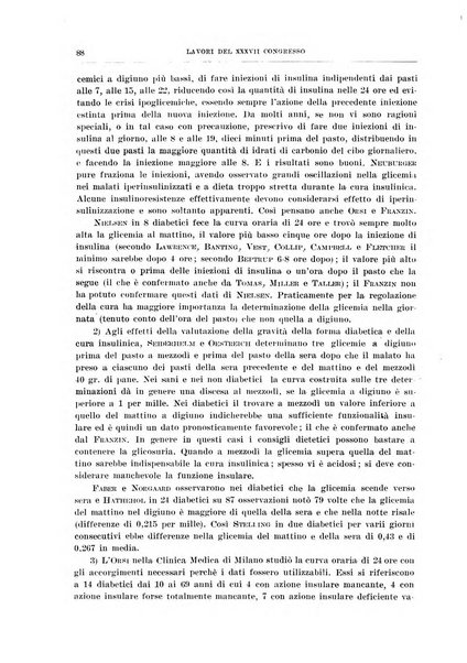 Lavori dei congressi di medicina interna
